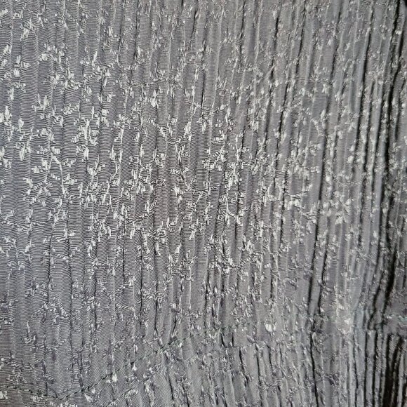 Y2K Whimsygoth Witchy  Fairy Grunge Goth Women's Black 3/4 Sleeve Tie Cardigan - Picture 3 of 7